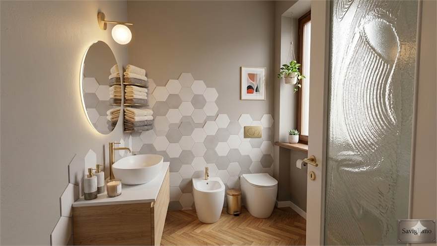 bagno piccolo rifatto
